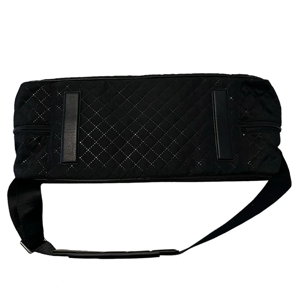 Vera Bradley Black Lay Flat Weekender - Picture 8 of 9